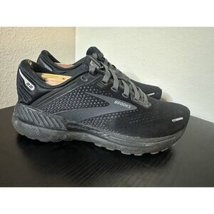 Brooks Womens Adrenaline GTS 22 Black Running Shoes Sneakers Sz 7.5 B